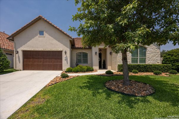 Attached, Exterior, Facade, Spanish Mediterranean