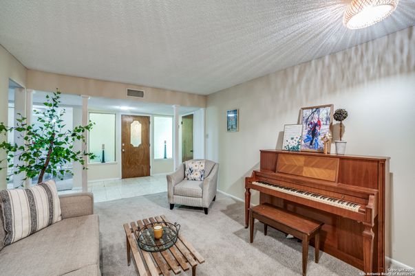 Interior, Living room, Piano