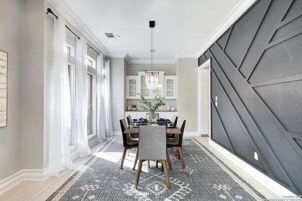 Dining room, Interior, Pendant Lights