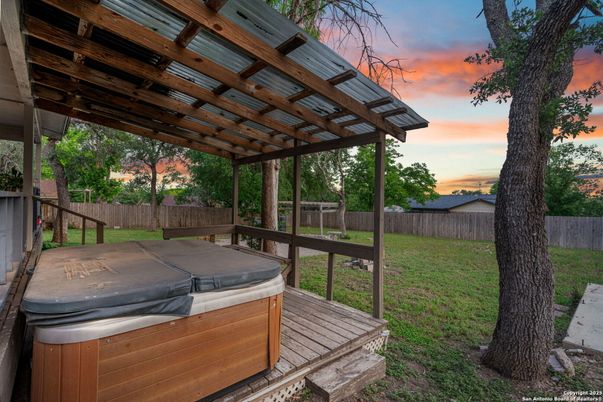 Backyard, Exterior, Hot Tub