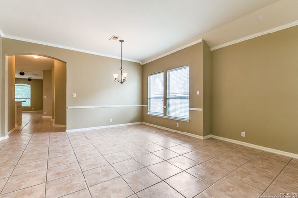 Chandelier, Empty room, Interior