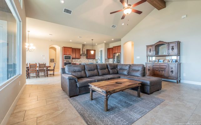 Dining room, Interior, Kitchen, Living room, Pendant Lights, Recessed Lighting, Stainless Steel Appliances