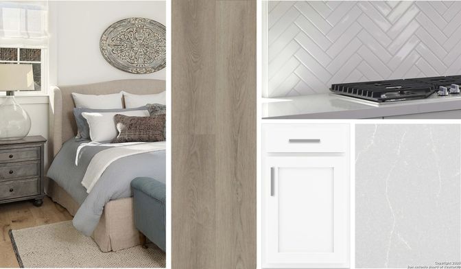 Bedroom, Interior, Wood Texture Flooring