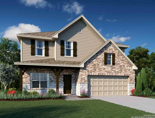 Attached, Exterior, Facade, Brick Traditional