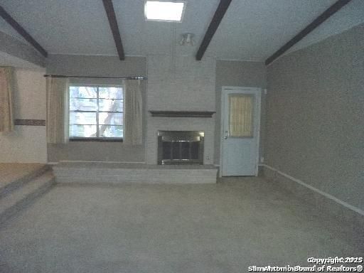Empty room, Fireplace, Interior