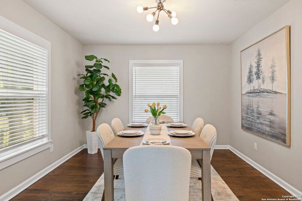 Dining room, Interior, Wood Texture Flooring