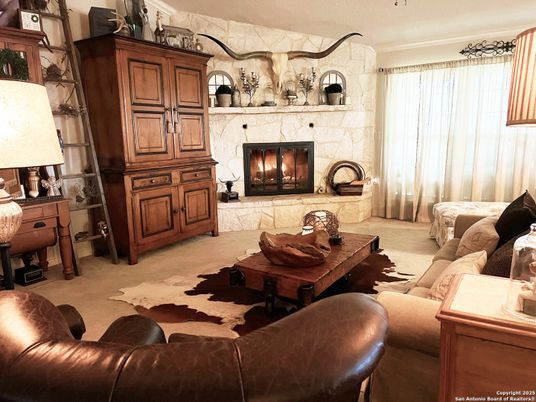 Fireplace, Interior, Living room, Stone Walls