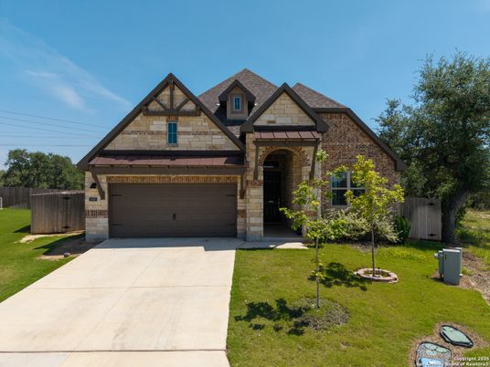 Attached, Exterior, Facade, Brick Facade, Tudor Revival