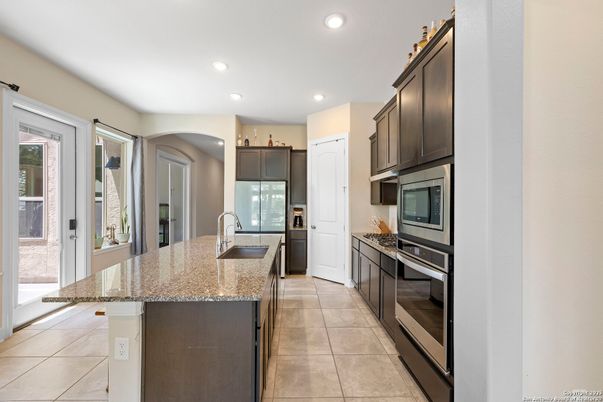 Interior, Kitchen, Recessed Lighting, Stainless Steel Appliances