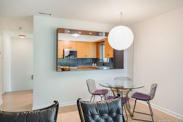 Dining room, Interior, Kitchen, Recessed Lighting
