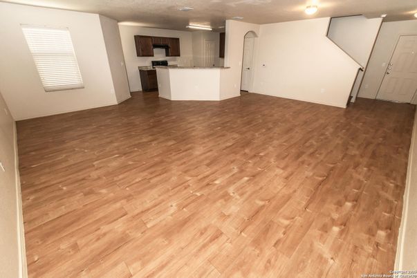 Empty room, Interior, Kitchen, Wood Texture Flooring