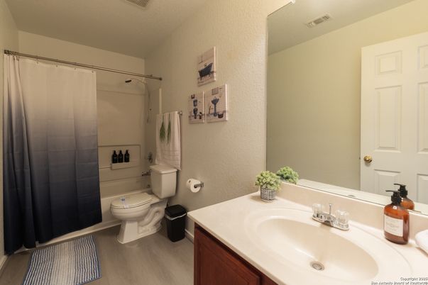 Bathroom, Interior, Wood Texture Flooring