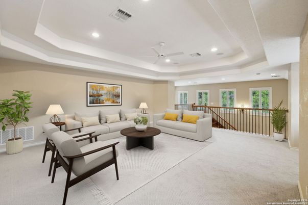 Interior, Living room, Recessed Lighting