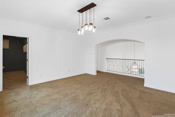 Empty room, Interior, Pendant Lights