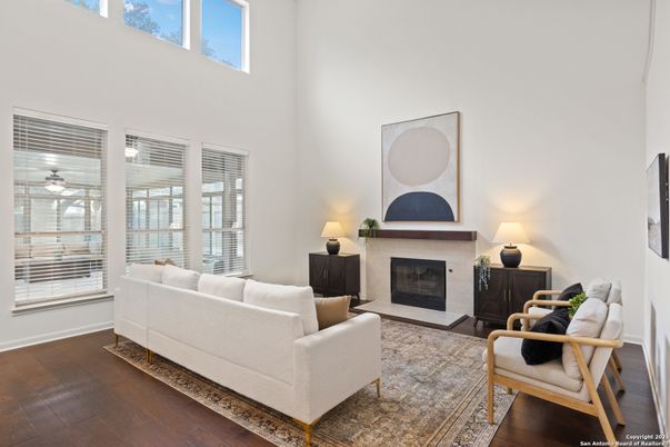 Fireplace, Interior, Living room, Wood Texture Flooring