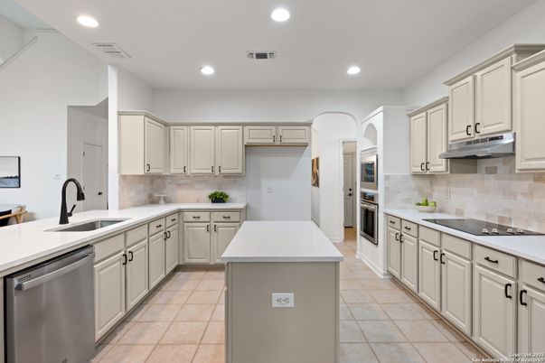 Interior, Kitchen, Recessed Lighting, Stainless Steel Appliances