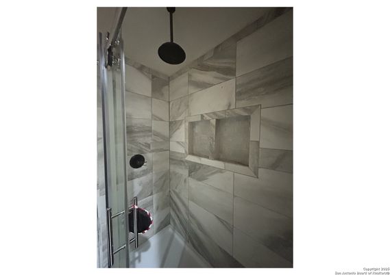 Bathroom, Glass Shower, Interior, Marble Walls