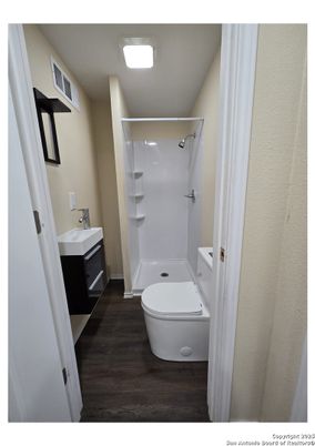 Bathroom, Interior, Wood Texture Flooring