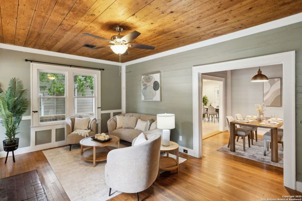 Dining room, Interior, Living room, Wooden Ceilings, Wood Texture Flooring