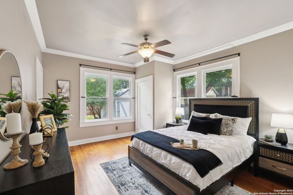 Bedroom, Interior, Wood Texture Flooring