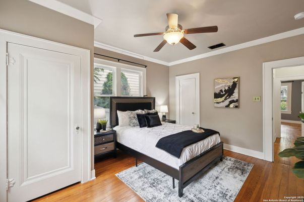 Bedroom, Interior, Wood Texture Flooring
