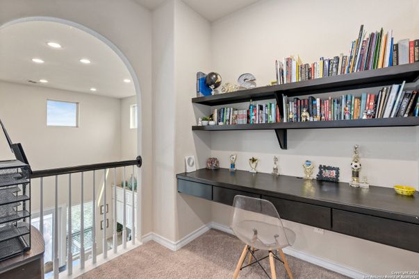 Home Office, Interior, Recessed Lighting