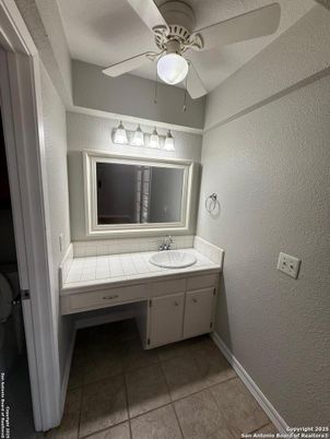 Bathroom, Dual Sink Vanities, Interior, Tile Countertops