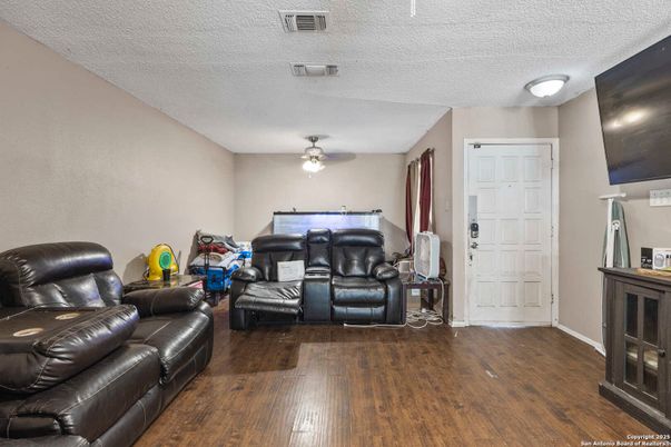 Home Theatre Room, Interior, Living room, Wood Texture Flooring