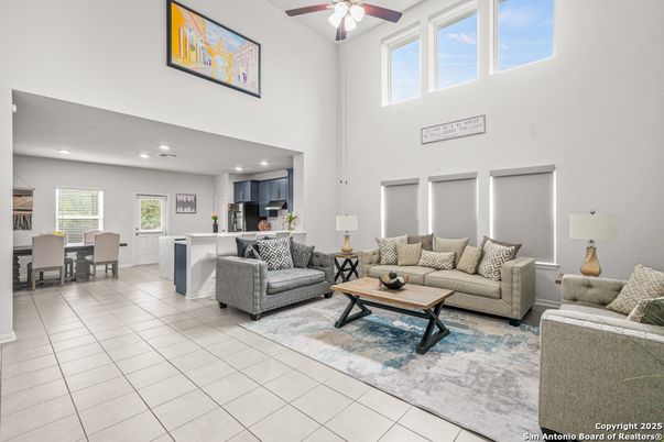 Dining room, Interior, Kitchen, Living room, Recessed Lighting