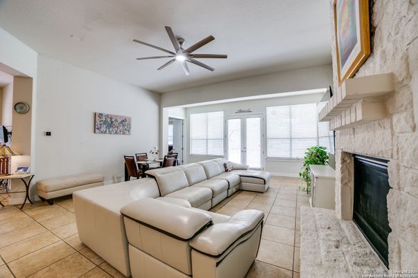 Dining room, Fireplace, Interior, Living room