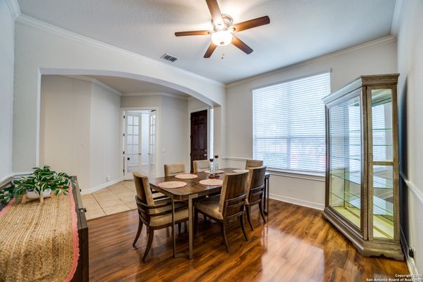 Dining room, Interior, Wood Texture Flooring