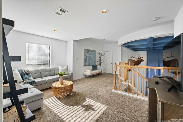 Interior, Living room, Recessed Lighting