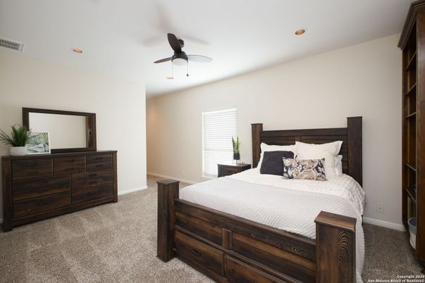 Bedroom, Interior, Recessed Lighting