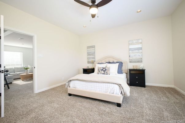 Bedroom, Interior, Recessed Lighting