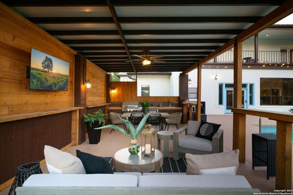 Dining room, Fireplace, Interior, Living room, Stone Walls, Wooden Beams, Wooden Walls
