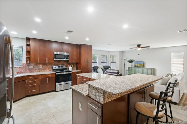 Interior, Kitchen, Recessed Lighting, Stainless Steel Appliances