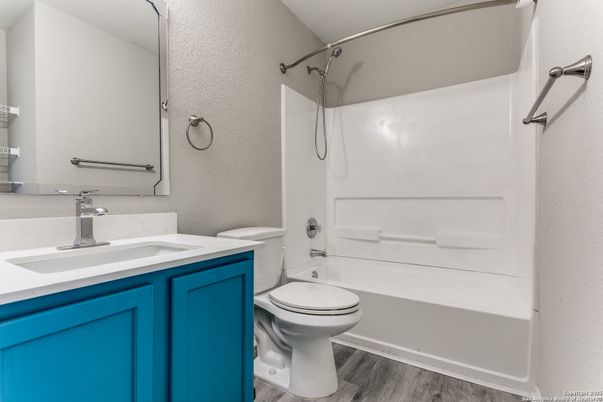 Bathroom, Interior, Wood Texture Flooring