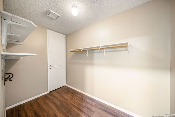 Interior, Walk-in Closets, Wood Texture Flooring