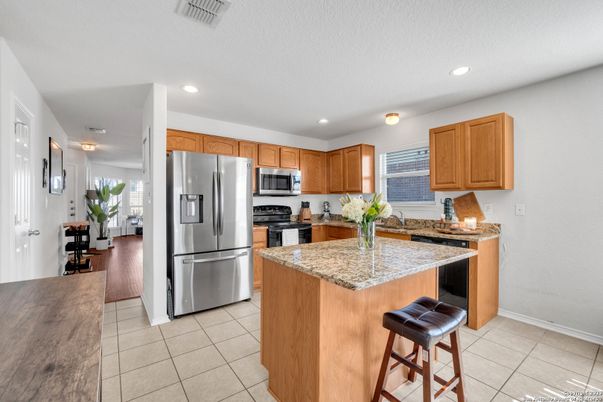 Interior, Kitchen, Recessed Lighting, Stainless Steel Appliances