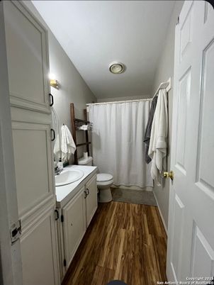 Bathroom, Interior, Wood Texture Flooring