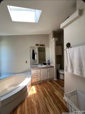 Bathroom, Interior, Wood Texture Flooring