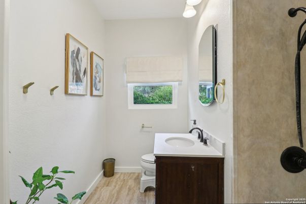 Bathroom, Interior, Wood Texture Flooring