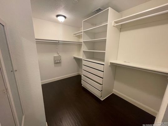 Interior, Walk-in Closets, Wood Texture Flooring