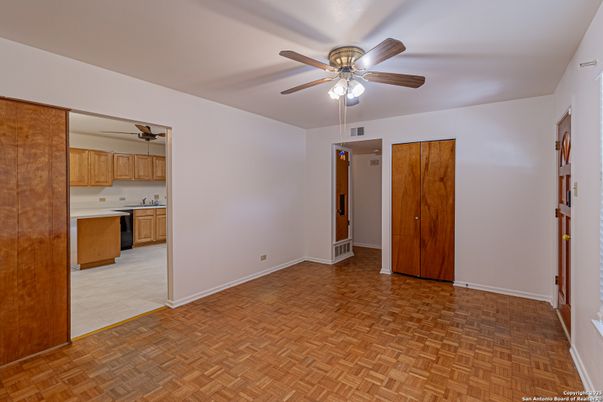 Empty room, Interior, Kitchen, Wood Texture Flooring