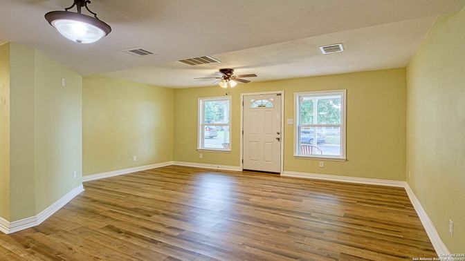 Empty room, Interior, Wood Texture Flooring