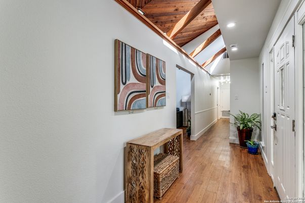 Interior, Recessed Lighting, Wooden Beams, Wooden Ceilings, Wood Texture Flooring