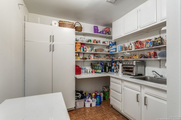 Interior, Kitchen, Wood Texture Flooring