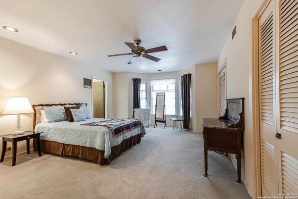 Bedroom, Interior, Recessed Lighting