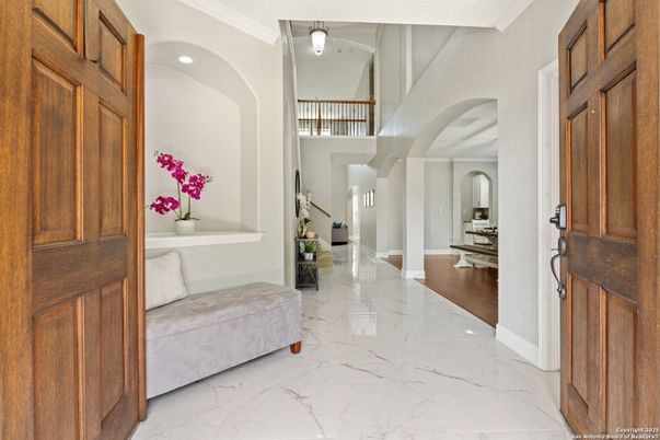 Interior, Marble, Recessed Lighting