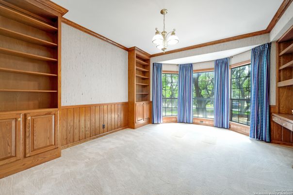 Chandelier, Empty room, Interior